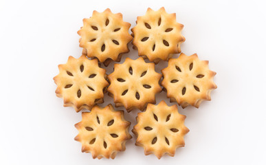 biscuit with pineapple jam