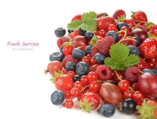 Various fresh berries