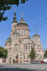 Fototapeta na wymiar Annunciation Cathedral in Kharkiv, Ukraine