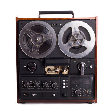 vintage reel-to-reel recorder