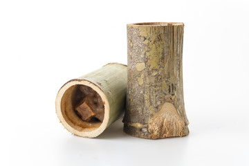 glutinous rice roasted in bamboo joints