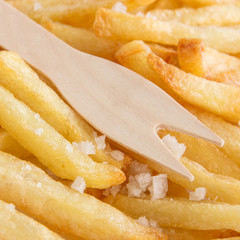 Pommes frites und Salz