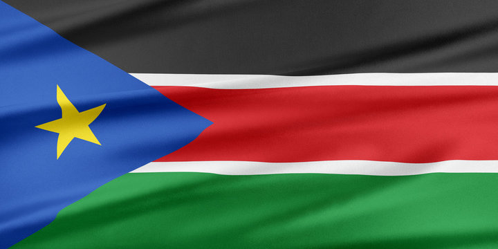 South Sudan Flag.