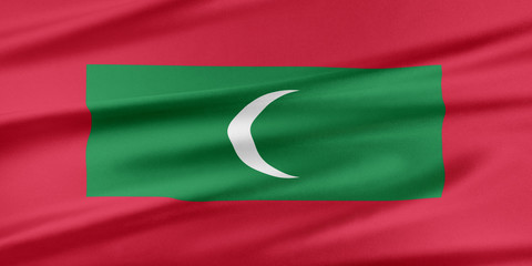 Obraz premium Maldives Flag.