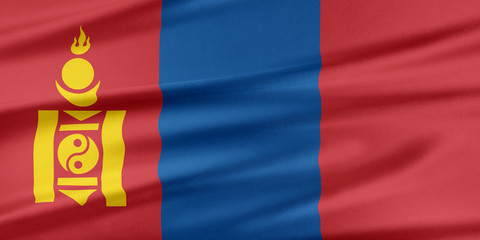 Mongolia Flag.