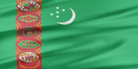 Turkmenistan Flag.