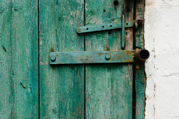 Old door lock and latch - Powered by Adobe
