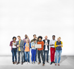 Fototapeta premium Diverse Ethnic Business Occupation Cheerful Variation Concept