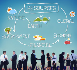Natural Resources Environment Economy Finance Concept
