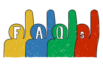 Frequently Asked Questions FAQ Problems Concept