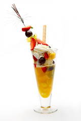 Fruit Cup with cream