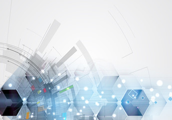 abstract technology background Business & development direction