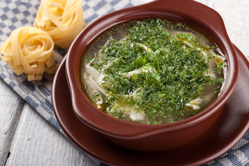 Chicken noodle soup
