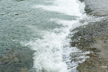 fast-flowing water background