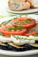 Eggplant with mozzarella
