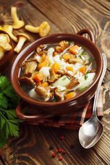 Mushroom soup