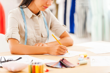 Creating masterpiece. 