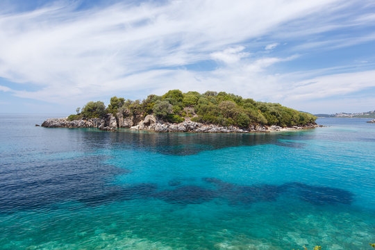 Beautiful Landscapes of Agia Paraskevi  island, Perdika, Sivota, Greece