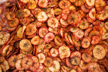 Scharfe Bananenscheiben