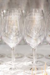 Wine tasting. Glasses