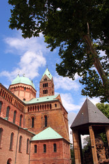 Fototapeta na wymiar Germania,Speyer,la cattedrale.