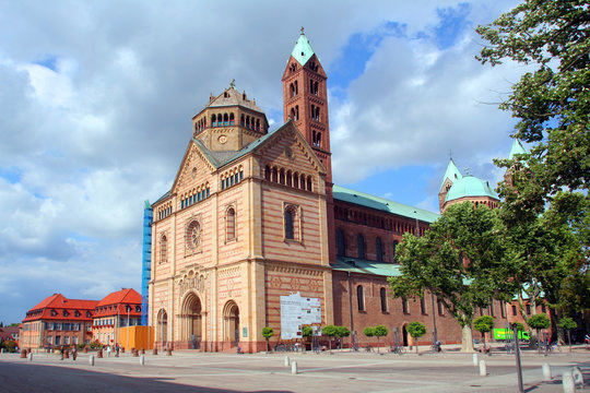 Germania,Palatinato,Speyer,la cattedrale,