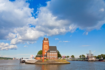 Lotsenhaus Seemannshoft (Pilot house) in the port of Hamburg