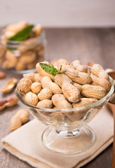 peanut in container