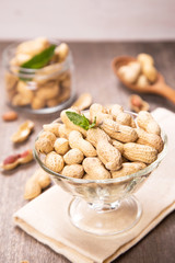 peanut in container