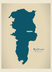 Modern Map - Bolivar EC