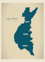 Modern Map - Los Rios EC