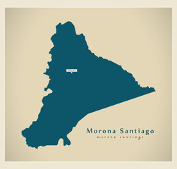 Modern Map - Morona Santiago EC