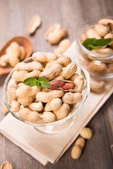 peanut in container