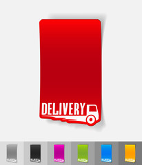realistic design element. DELIVERY