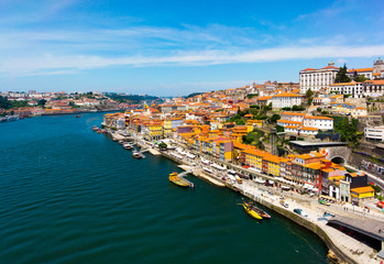 Porto, Portugal old town skyline - obrazy, fototapety, plakaty