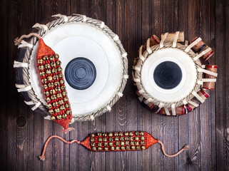 Tabla drums and bells for Dancing