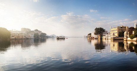 Lake Pichola Panorama in India