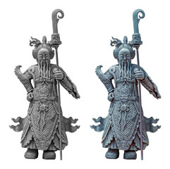 Fototapeta premium The ancient Chinese warrior statues