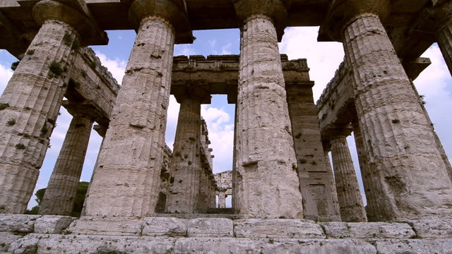 Temple of Hera .Archaeological site of Paestum ,  Italy