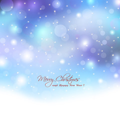 Christmas background with boket lights.Abstract elegant lights w