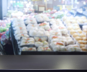 Abstract Blur Shopping Market Background