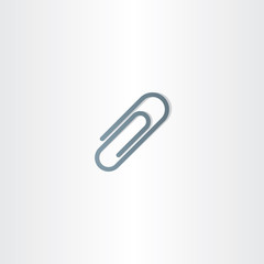paperclip icon vector design