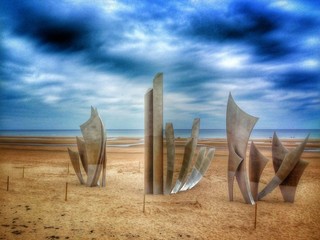 Omaha Beach, Normandia, Francia
