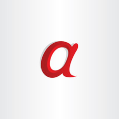 small letter a symbol design