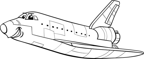 space shuttle coloring book