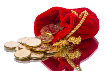 Bag with coins