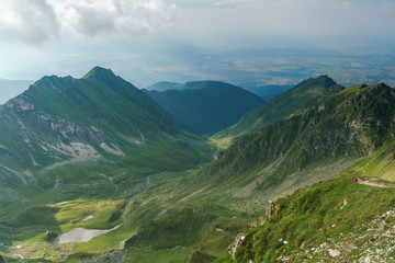 Fototapeta premium high mountain peaks