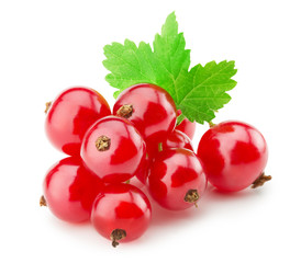 red currants isolated on the white background © Iurii Kachkovskyi