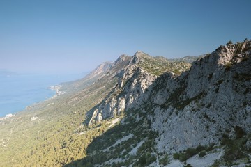 Dinaric mountains in Croatia