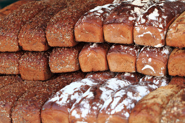 fresh bread background